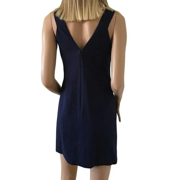 Lilly Pulitzer Dress All Cotton with Gold AppliquΓ© Front Mini Sleeveless - Picture 9 of 15